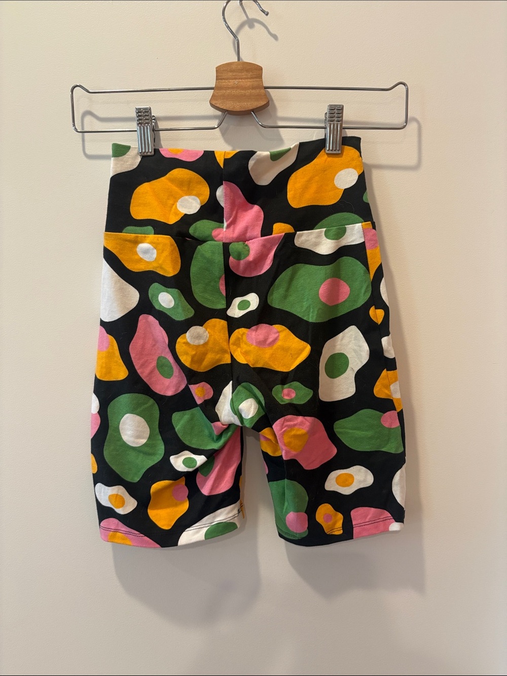 Nooworks Multicolor Floral Print Bike Shorts - Black, Pink, Yellow, Green, White - Picture 3 of 3